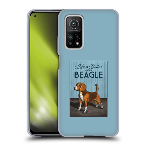 Lantern Press Dog Collection Beagle Soft Gel Case for Xiaomi Mi 10T 5G