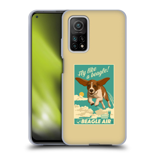 Lantern Press Dog Collection Fly Like A Beagle Soft Gel Case for Xiaomi Mi 10T 5G