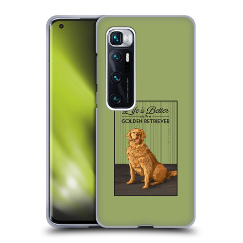 Lantern Press Dog Collection Life Is Better With A Golden Retriever Soft Gel Case for Xiaomi Mi 10 Ultra 5G