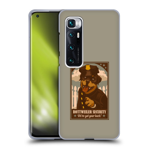 Lantern Press Dog Collection Rottweiller Security Soft Gel Case for Xiaomi Mi 10 Ultra 5G