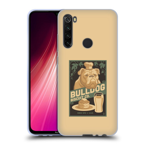 Lantern Press Dog Collection Bulldog Soft Gel Case for Xiaomi Redmi Note 8T