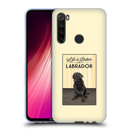 Lantern Press Dog Collection Labrador Soft Gel Case for Xiaomi Redmi Note 8T