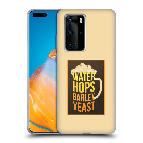 Lantern Press Man Cave Hops Soft Gel Case for Huawei P40 Pro / P40 Pro Plus 5G