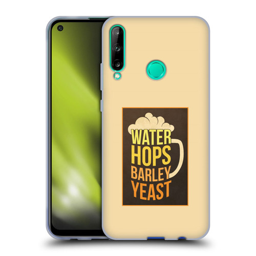 Lantern Press Man Cave Hops Soft Gel Case for Huawei P40 lite E