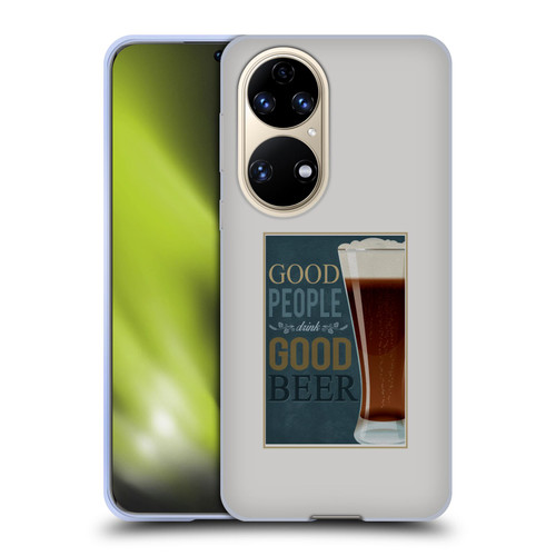 Lantern Press Man Cave Good People Soft Gel Case for Huawei P50