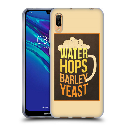 Lantern Press Man Cave Hops Soft Gel Case for Huawei Y6 Pro (2019)