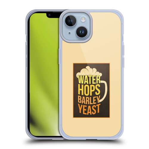 Lantern Press Man Cave Hops Soft Gel Case for Apple iPhone 14