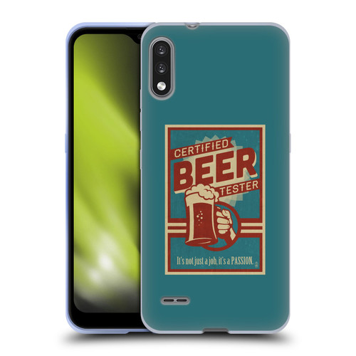 Lantern Press Man Cave Beer Tester Soft Gel Case for LG K22