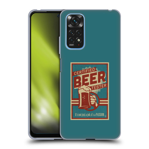 Lantern Press Man Cave Beer Tester Soft Gel Case for Xiaomi Redmi Note 11 / Redmi Note 11S