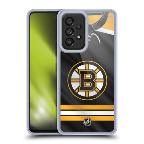 NHL Boston Bruins Jersey Soft Gel Case for Samsung Galaxy A53 5G (2022)