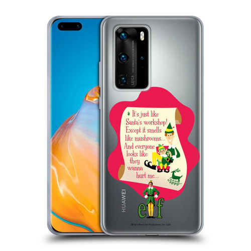 Elf Movie Graphics 1 Quote Soft Gel Case for Huawei P40 Pro / P40 Pro Plus 5G