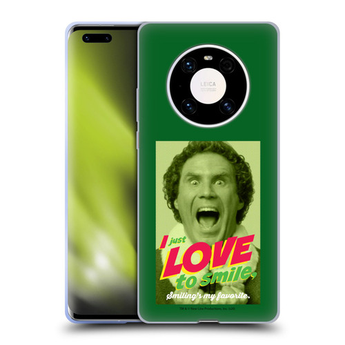 Elf Movie Graphics 1 I Love To Smile Soft Gel Case for Huawei Mate 40 Pro 5G