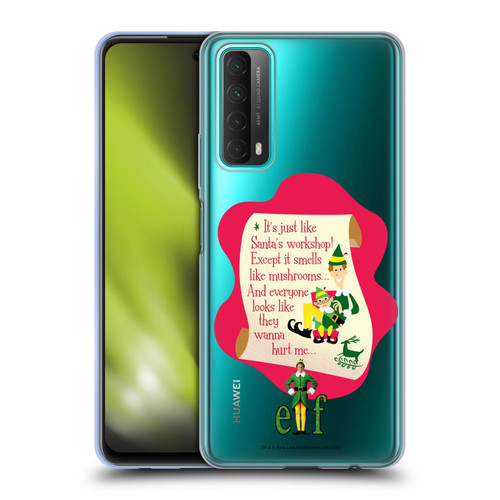Elf Movie Graphics 1 Quote Soft Gel Case for Huawei P Smart (2021)