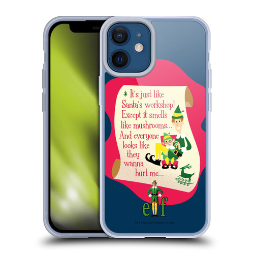 Elf Movie Graphics 1 Quote Soft Gel Case for Apple iPhone 12 Mini