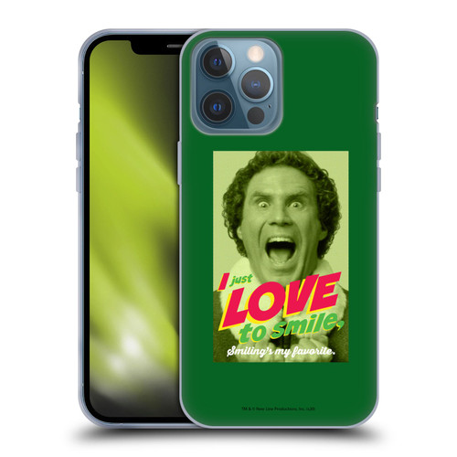 Elf Movie Graphics 1 I Love To Smile Soft Gel Case for Apple iPhone 13 Pro Max