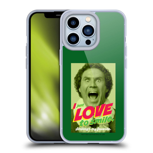 Elf Movie Graphics 1 I Love To Smile Soft Gel Case for Apple iPhone 13 Pro