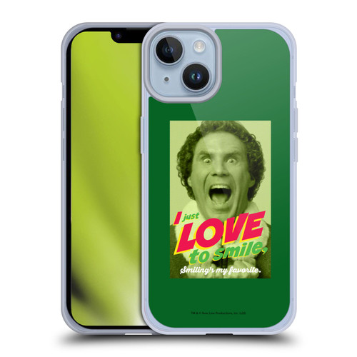 Elf Movie Graphics 1 I Love To Smile Soft Gel Case for Apple iPhone 14