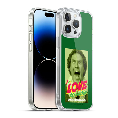 Elf Movie Graphics 1 I Love To Smile Soft Gel Case for Apple iPhone 14 Pro Max & MagSafe