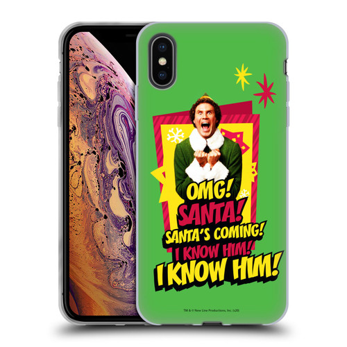 Elf Movie Graphics 1 Buddy Soft Gel Case for Apple iPhone XS Max