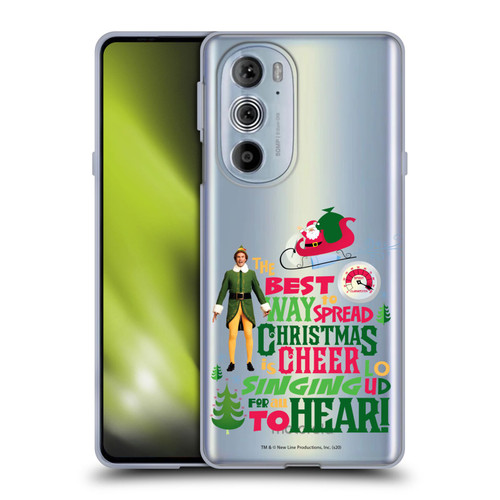 Elf Movie Graphics 1 Christmas Cheer Soft Gel Case for Motorola Edge X30