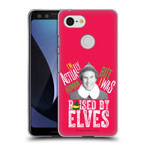 Elf Movie Graphics 1 Raised By Elves Soft Gel Case for Google Pixel 3