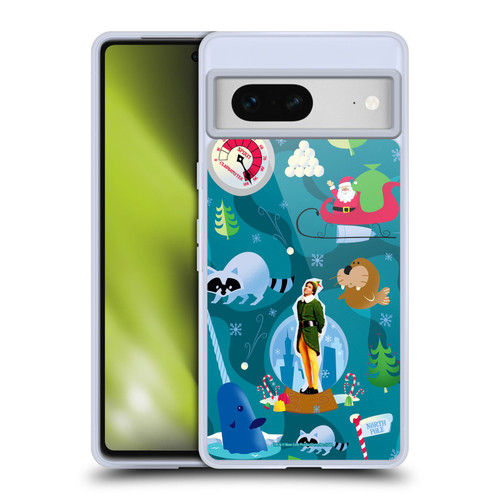 Elf Movie Graphics 1 Animals Pattern Soft Gel Case for Google Pixel 7