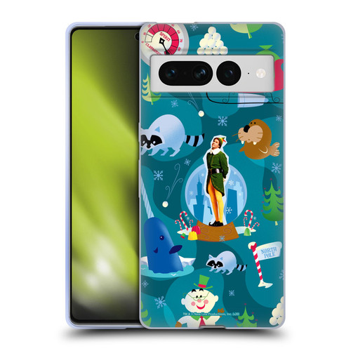 Elf Movie Graphics 1 Animals Pattern Soft Gel Case for Google Pixel 7 Pro