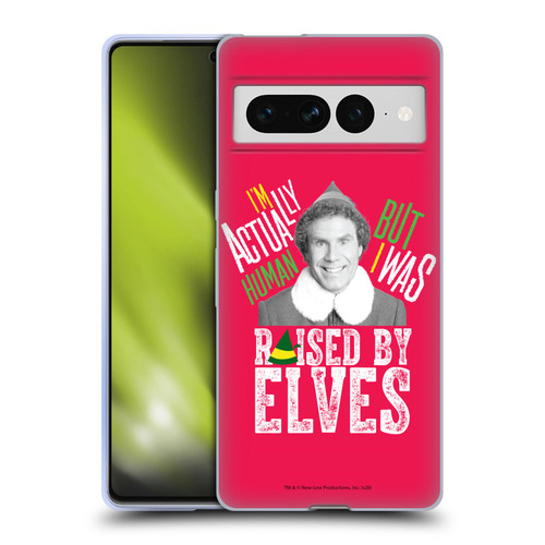 Elf Movie Graphics 1 Raised By Elves Soft Gel Case for Google Pixel 7 Pro