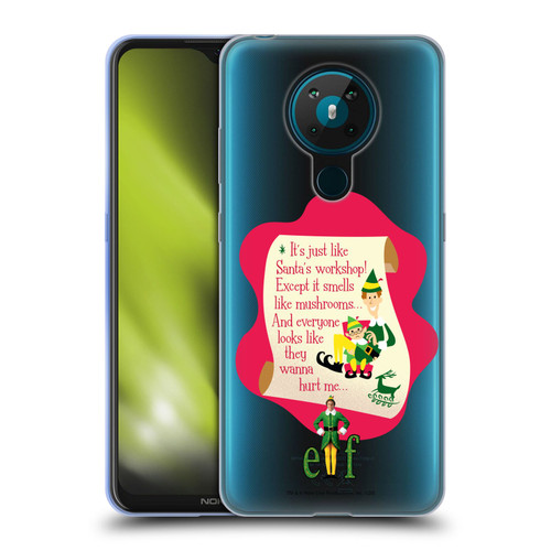 Elf Movie Graphics 1 Quote Soft Gel Case for Nokia 5.3