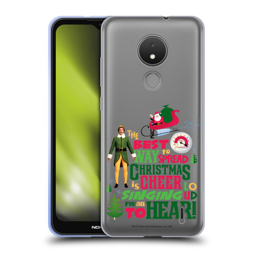 Elf Movie Graphics 1 Christmas Cheer Soft Gel Case for Nokia C21