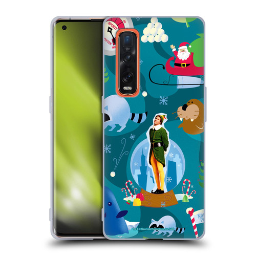 Elf Movie Graphics 1 Animals Pattern Soft Gel Case for OPPO Find X2 Pro 5G