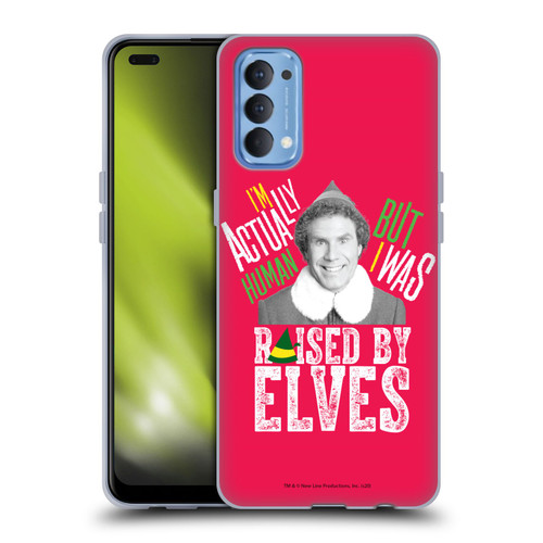 Elf Movie Graphics 1 Raised By Elves Soft Gel Case for OPPO Reno 4 5G