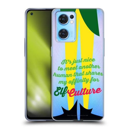 Elf Movie Graphics 1 Legs Soft Gel Case for OPPO Reno7 5G / Find X5 Lite