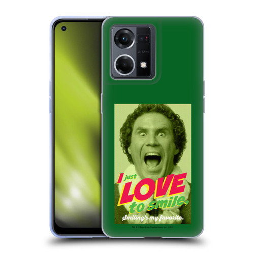 Elf Movie Graphics 1 I Love To Smile Soft Gel Case for OPPO Reno8 4G