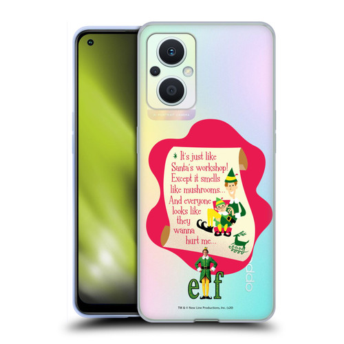 Elf Movie Graphics 1 Quote Soft Gel Case for OPPO Reno8 Lite