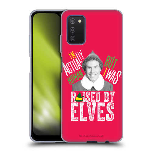 Elf Movie Graphics 1 Raised By Elves Soft Gel Case for Samsung Galaxy A03s (2021)