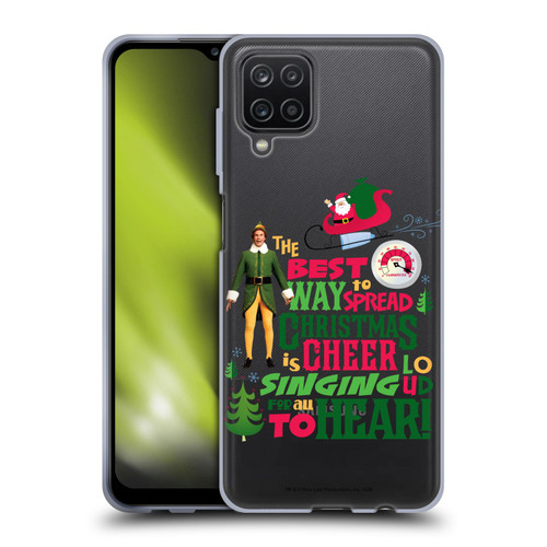 Elf Movie Graphics 1 Christmas Cheer Soft Gel Case for Samsung Galaxy A12 (2020)