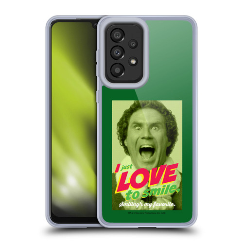Elf Movie Graphics 1 I Love To Smile Soft Gel Case for Samsung Galaxy A33 5G (2022)