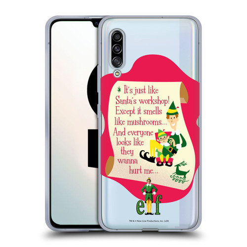 Elf Movie Graphics 1 Quote Soft Gel Case for Samsung Galaxy A90 5G (2019)