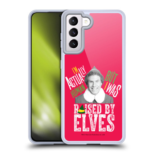 Elf Movie Graphics 1 Raised By Elves Soft Gel Case for Samsung Galaxy S21 5G