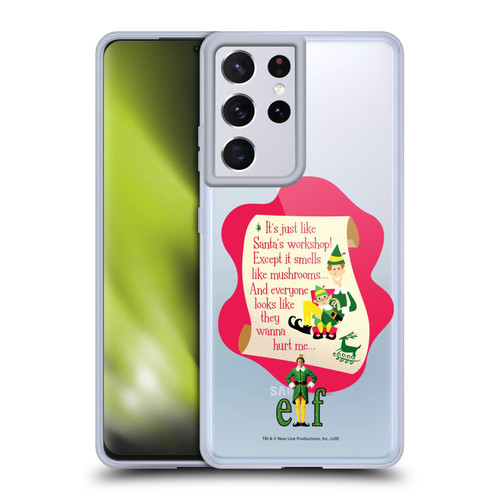 Elf Movie Graphics 1 Quote Soft Gel Case for Samsung Galaxy S21 Ultra 5G