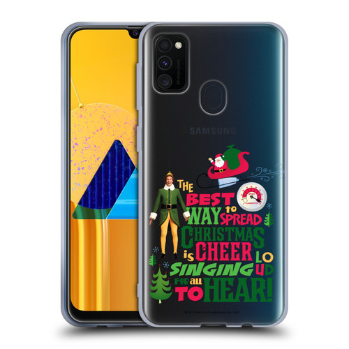 Elf Movie Graphics 1 Christmas Cheer Soft Gel Case for Samsung Galaxy M30s (2019)/M21 (2020)