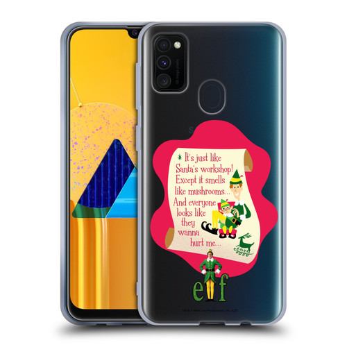 Elf Movie Graphics 1 Quote Soft Gel Case for Samsung Galaxy M30s (2019)/M21 (2020)