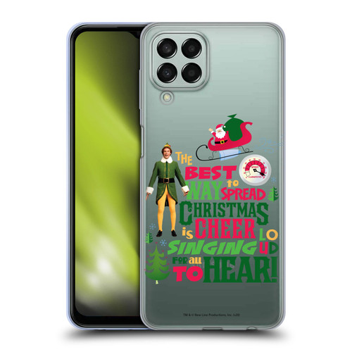 Elf Movie Graphics 1 Christmas Cheer Soft Gel Case for Samsung Galaxy M33 (2022)