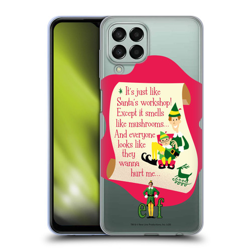 Elf Movie Graphics 1 Quote Soft Gel Case for Samsung Galaxy M33 (2022)
