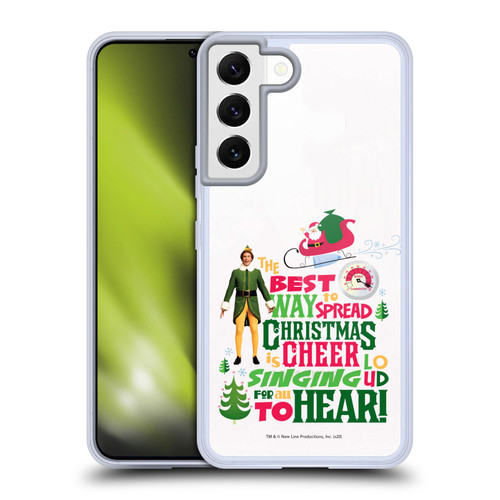 Elf Movie Graphics 1 Christmas Cheer Soft Gel Case for Samsung Galaxy S22 5G