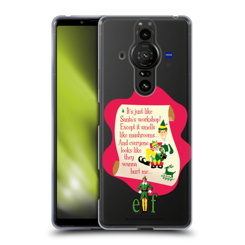 Elf Movie Graphics 1 Quote Soft Gel Case for Sony Xperia Pro-I