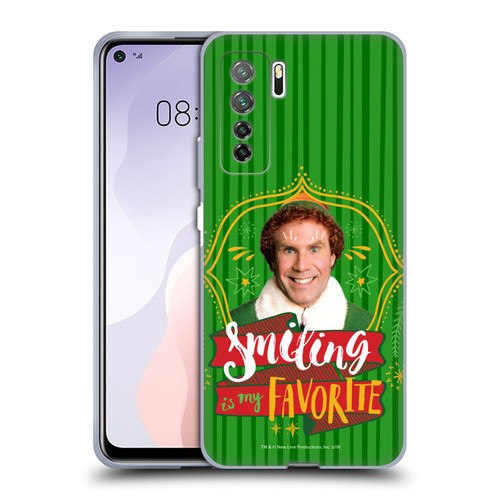 Elf Movie Graphics 2 Smiling Is My favorite Soft Gel Case for Huawei Nova 7 SE/P40 Lite 5G