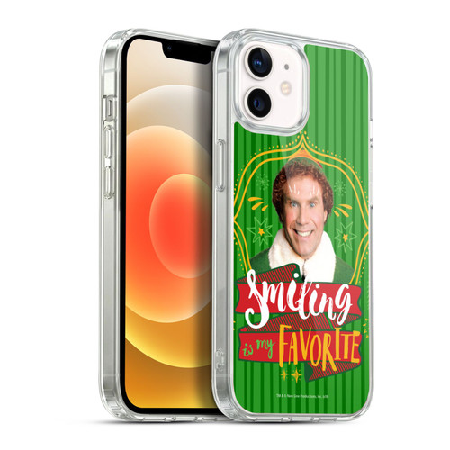 Elf Movie Graphics 2 Smiling Is My favorite Soft Gel Case for Apple iPhone 12 / iPhone 12 Pro & MagSafe