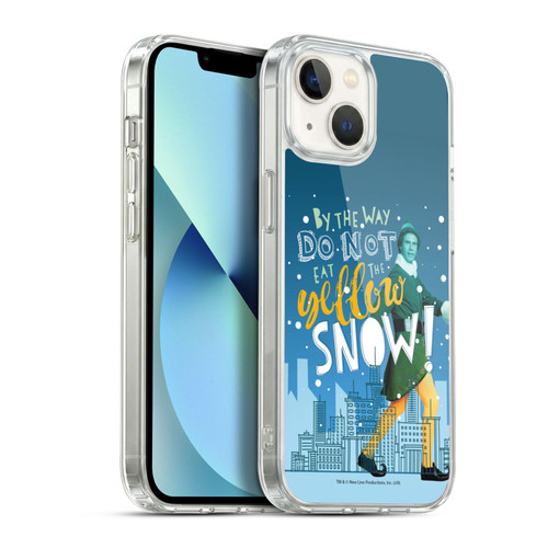 Elf Movie Graphics 2 Yellow Snow Soft Gel Case for Apple iPhone 13